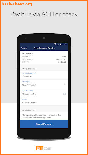 Bill.com screenshot