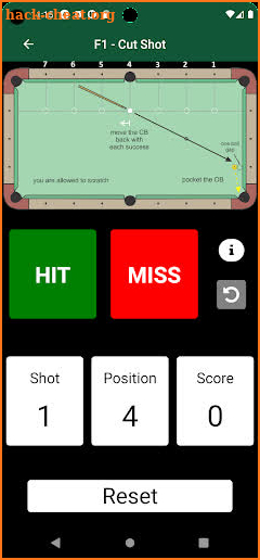 Billiard University Exams screenshot