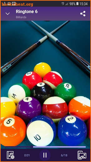 Billiards - RINGTONES and WALLPAPERS screenshot