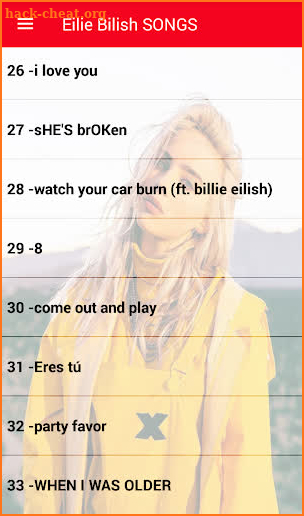 Billie Eilish All Songs Offline screenshot