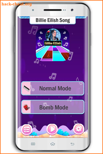 Billie Eilish Song for Piano Tiles Game screenshot