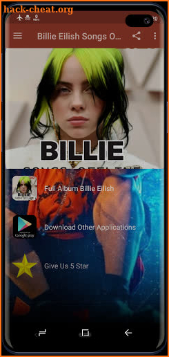 Billie Eilish Songs Offline screenshot