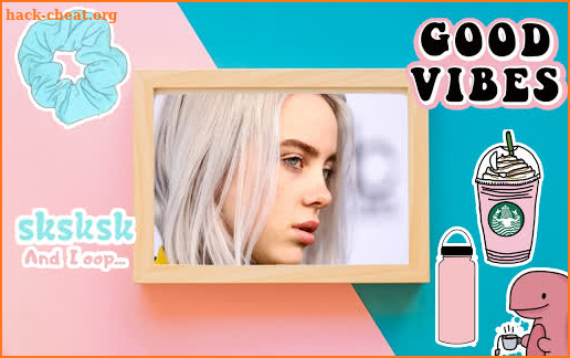 Billie Eilish Vsco Girl Studio Editor with Sticker screenshot