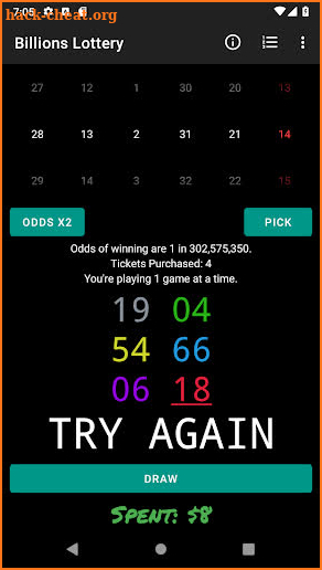 Billions Lottery screenshot