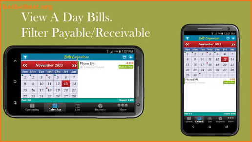 Bills Organizer Free screenshot