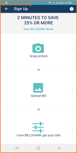 BILLSHARK screenshot