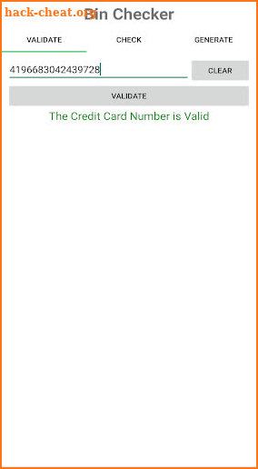 Bin Checker - Check, Validate & Generate BIN screenshot