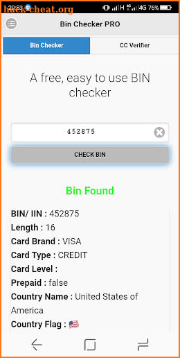 Bin Checker PRO - BIN Card Checker & Verifier screenshot