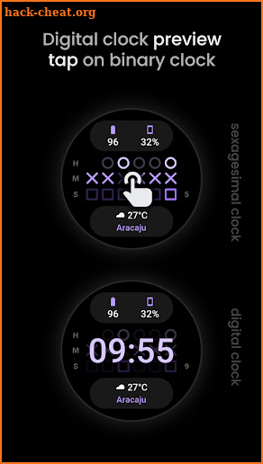 Binary 2.0 Watch Face screenshot