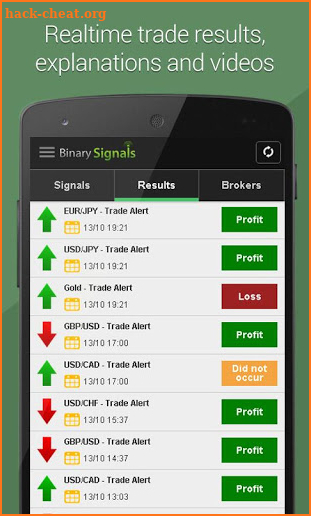 Binary Signals screenshot