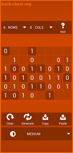 Binary Sudoku Generator screenshot