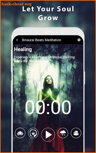 Binaural Beats Brain waves: meditation app screenshot