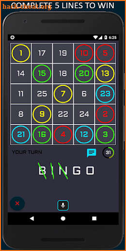 Bingo: 5 Line Game screenshot