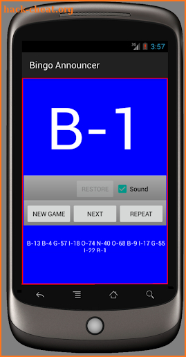 Bingo Announcer screenshot