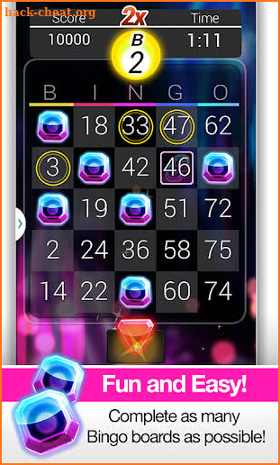 Bingo Gem Rush Free Bingo Game screenshot