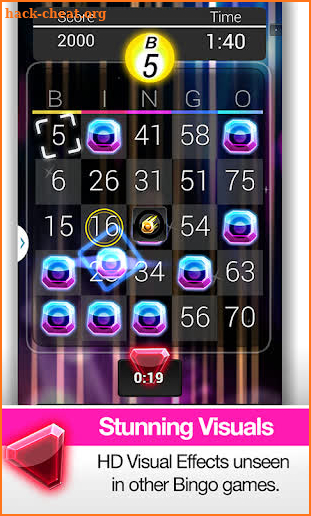 Bingo Gem Rush Free Bingo Game screenshot