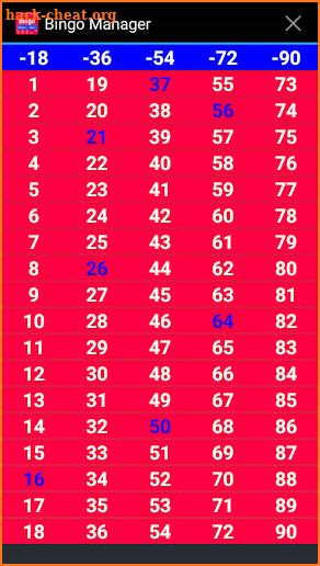 Bingo Manager screenshot
