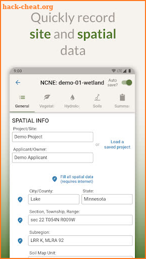 BioApp: Wetland Delineation screenshot