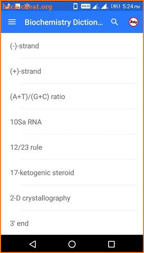 Biochemistry Dictionary Pro screenshot