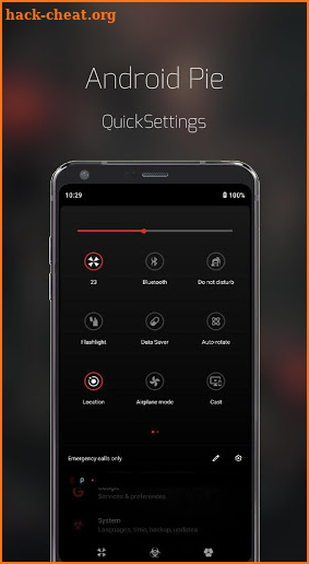 Biohazard Substratum Theme screenshot