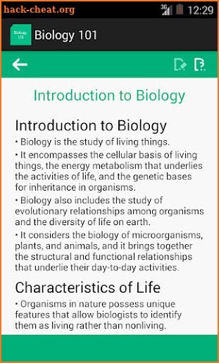 Biology & botany screenshot