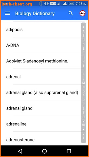 Biology Dictionary Pro screenshot