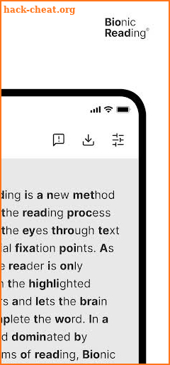 Bionic Reading® screenshot