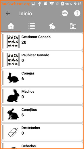 BioRabbits - Manage your Rabbit cattle. screenshot