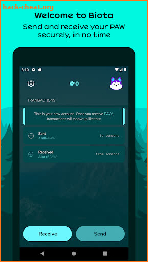 Biota - Paw Wallet screenshot