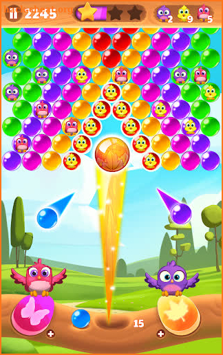 Bird Bubble Rescue screenshot