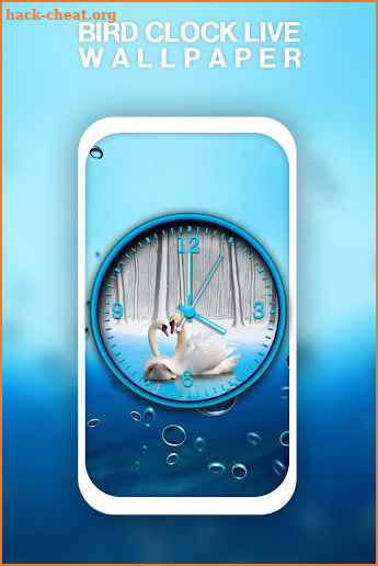 Bird Clock Live Wallpaper screenshot