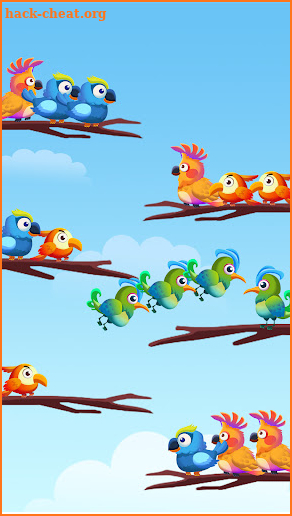 Bird Color Sort : Puzzle Game screenshot