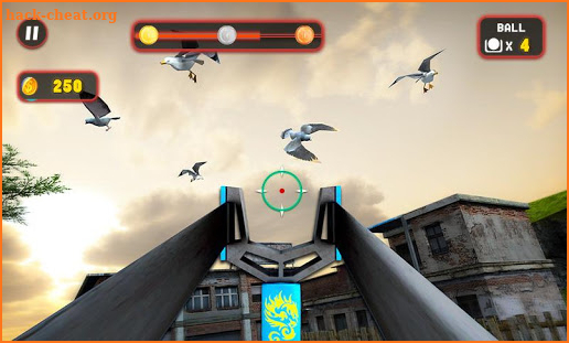 Bird Hunting Slingshot 3D Shooting screenshot