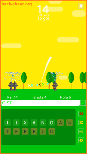 Birdie Words: Golfing Word Game screenshot