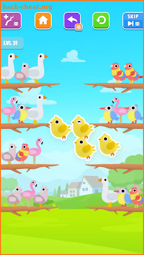 Birds Sorting - Colors Puzzle screenshot