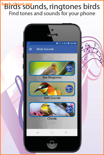 Birds sounds, ringtones birds screenshot