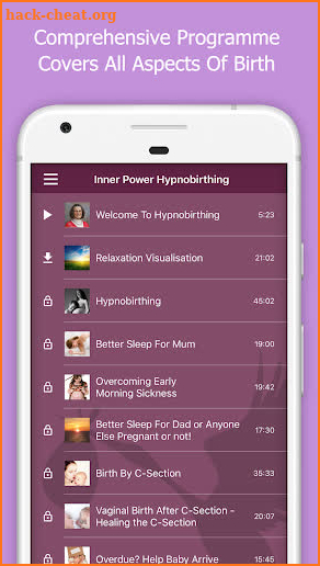 Birth Made Easy Hypnobirthing screenshot