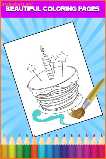 Birthday Cake Coloring Book screenshot