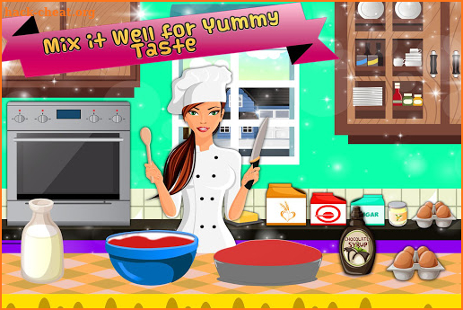 Birthday Cake Maker Bakery Chef Kids Cooking Games screenshot