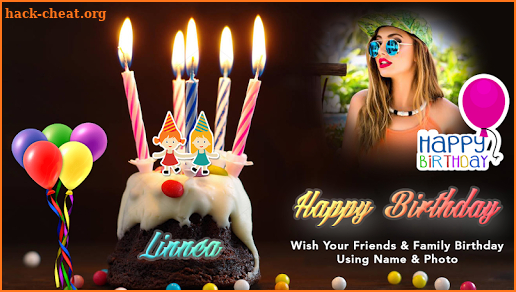 Birthday Cake With Name And Photo screenshot