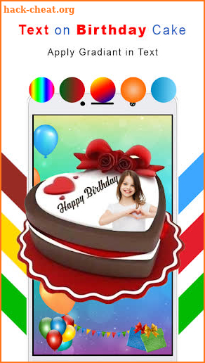 Birthday Cake with Name and Photo on Cake screenshot