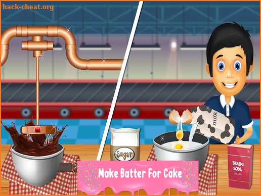 Birthday Chocolate Cake Factory: Bakery Chef Game screenshot