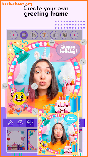 Birthday Frames Photo Editor screenshot