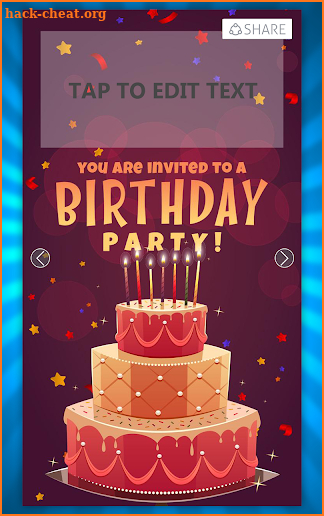 Birthday Invitation Card Maker screenshot