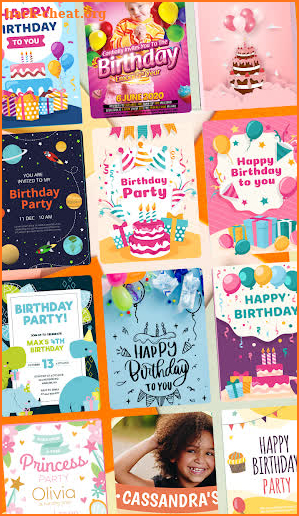 Birthday Invitation Maker : Invitation Card Maker screenshot