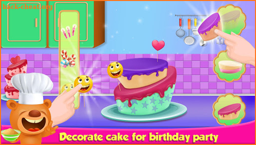 Birthday Party Celebrations: Pets Cooking Fun Game screenshot