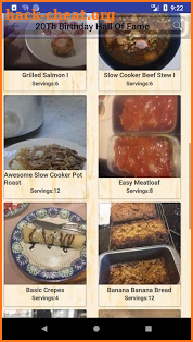 Birthday Party Recipes screenshot