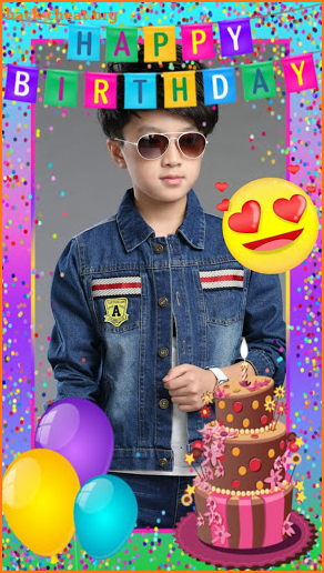 Birthday Photo Frame 2019, Birthday Photo Editor screenshot