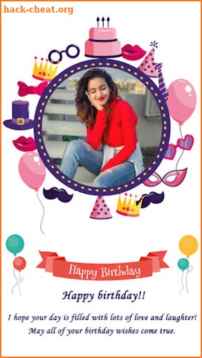 Birthday Photo Frame - Birthday Cake Editor screenshot