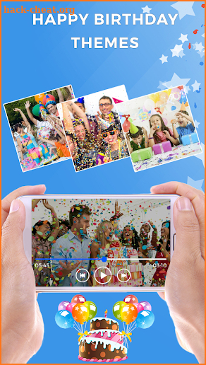 Birthday Photo Video Maker screenshot